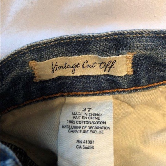 Denim cutoff shorts - Picture 4 of 4